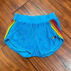 Blue aviator nation shorts